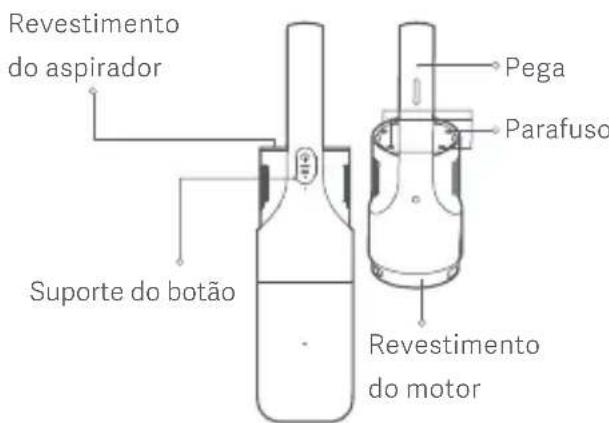 Xiaomi Mi Vacuum Cleaner Light - Como remove a bateria - 1