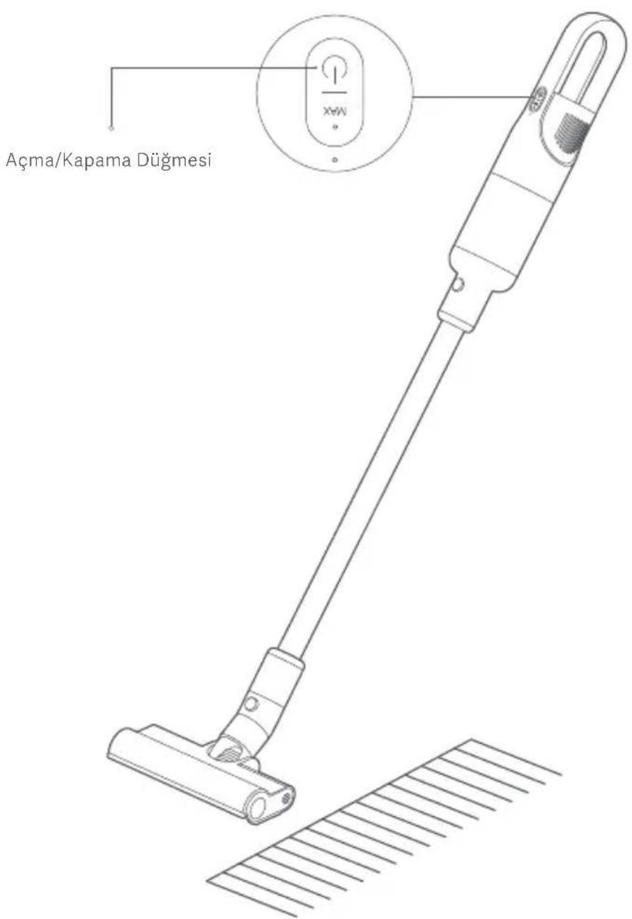 Xiaomi Mi Vacuum Cleaner Light - Açma/Kapama &amp; Süprüme - 1