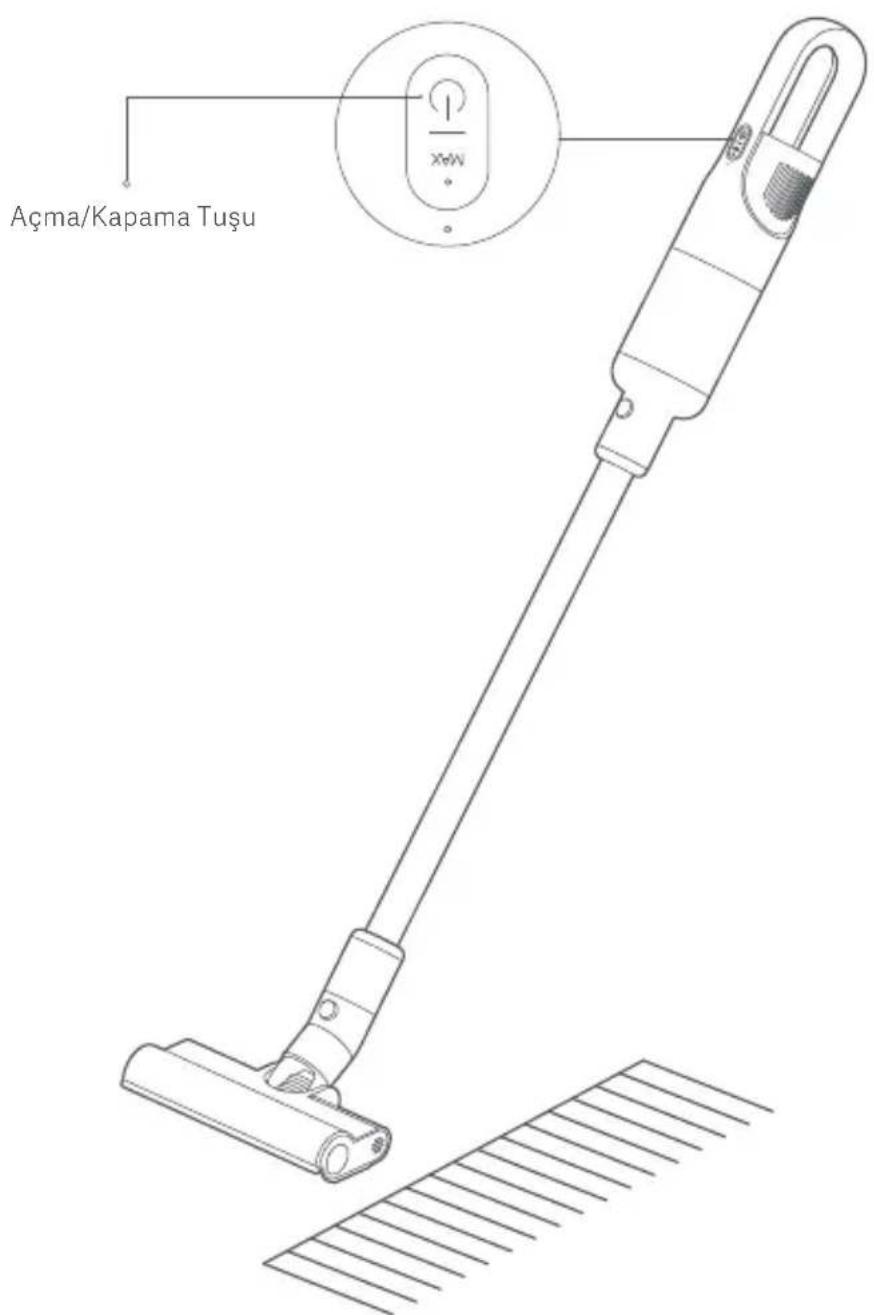 Xiaomi Mi Vacuum Cleaner Light - Açma/Kapama &amp; Süprüme - 1