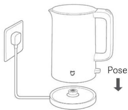 Xiaomi Mi Electric Kettle - Utilisation de la bouilloire - 2
