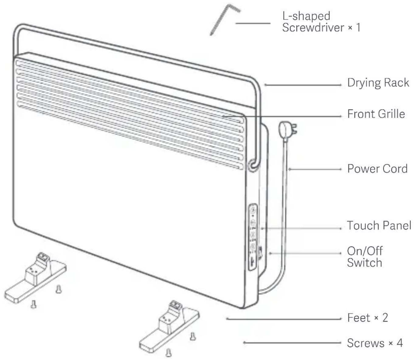 Xiaomi Mi Smart Space Heater S - Warning - 1