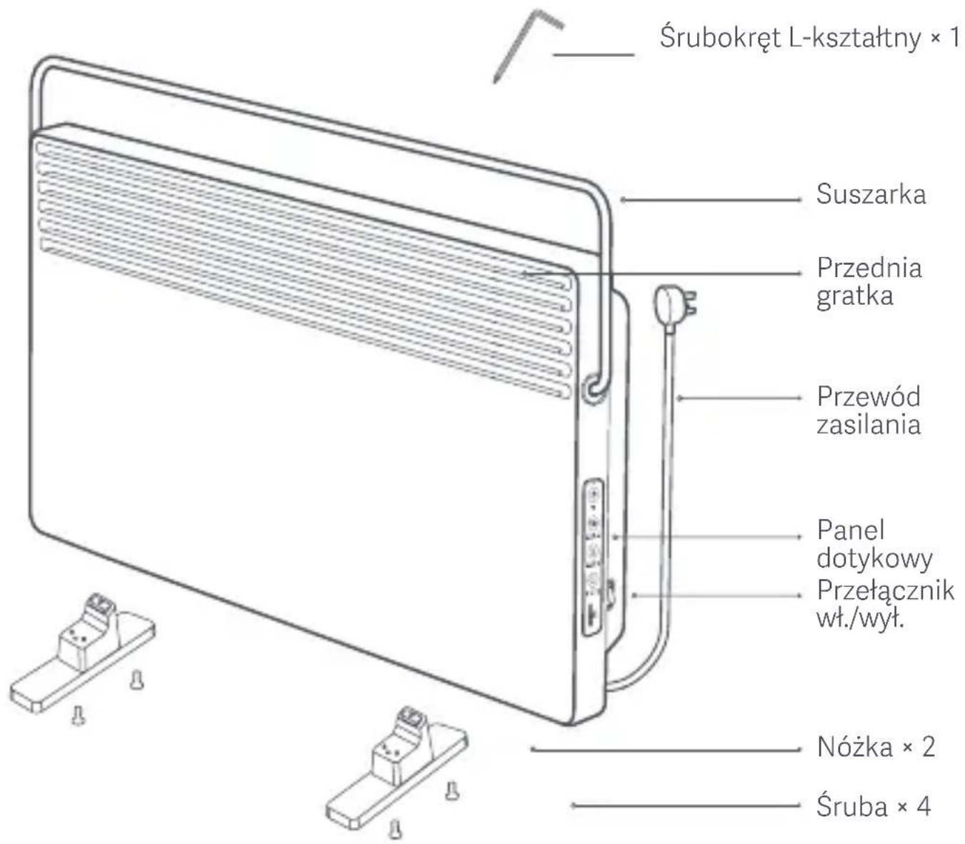 Xiaomi Mi Smart Space Heater S - Ostrzeżenie - 1
