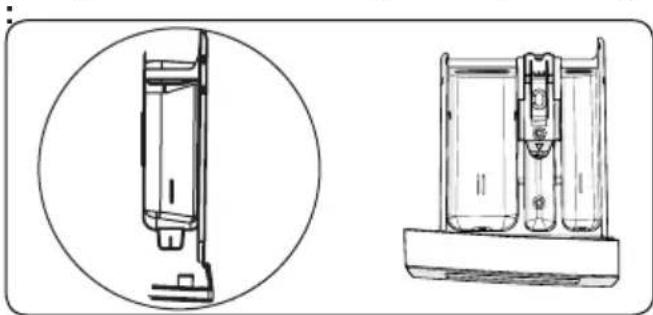SHARP ESNDH9144WDDE - Compartiment du dédétendant de prélavage - 1