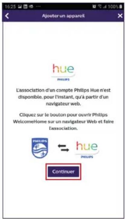 PHILIPS WelcomeEye Link - - L'application est compatible avec des ampoules PHILIPS HUE. - 4