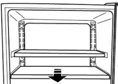 JENN-AIR JUR24FLERS - To Remove and Replace Lower Shelf: - 1