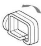SONY FWDS42E1 - Using the cable holders - 4