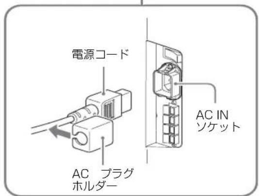 SONY FWDS42E1 - 電源コトの接続 - 2
