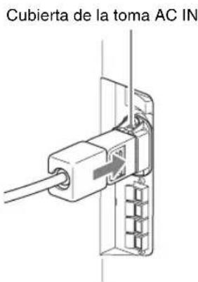 SONY FWDS42E1 - Conexión del cable de alimentación de ca - 2