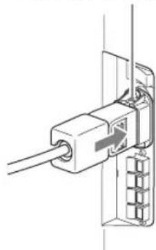SONY FWDS42E1 - Anschlieben des Netzkabels - 2