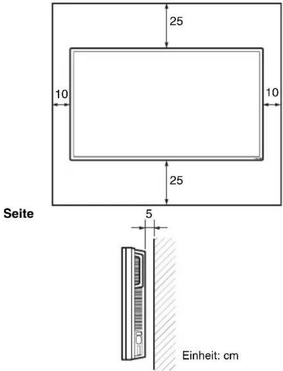 SONY FWDS42E1 - Wenn Sie den Monitor horizontal installieren Vorderseite - 1