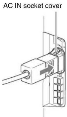 SONY FWDS42E1 - Connecting the AC Power Cord - 2