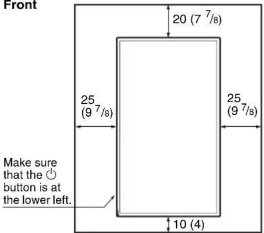 SONY FWDS42E1 - When mounting the display vertically - 1