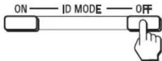 SONY FWDS42E1 - Lorsque toutes les modifications de réglages sont terminées, appuyez sur la touche OFF. - 1