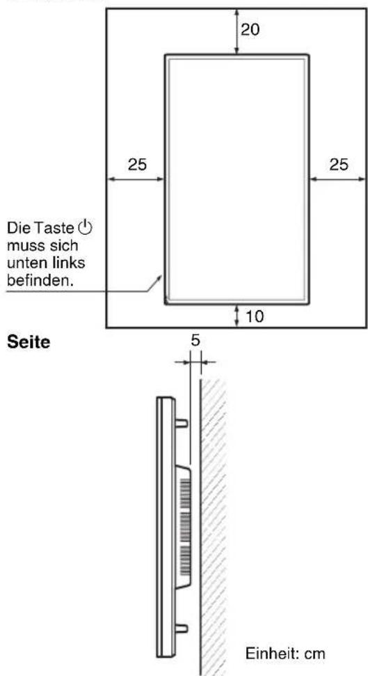 SONY FWDS42E1 - Wenn Sie den Monitor vertical installieren Vorderseite - 1