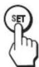 SONY FWDS42E1 - Appuyez sur la touche SET. - 1