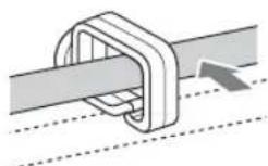 SONY FWDS42E1 - Using the cable holders - 6