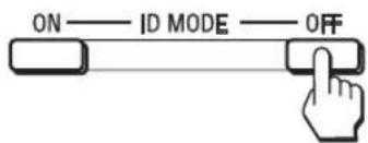 SONY FWDS47H1 - Lorsque toutes les modifications de réglages sont terminées, appuyez sur la touche OFF. - 1
