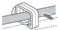 SONY FWDS47H1 - Using the cable holders - 6