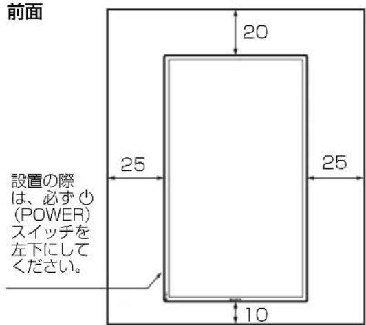 SONY FWDS47H1 - 垂直方向で使用する場合 - 1