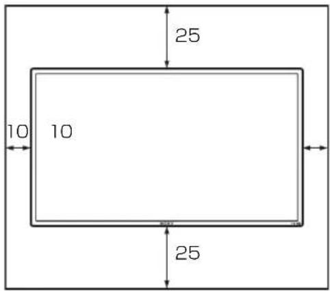 SONY FWDS47H1 - 水平方向で使用する場合 - 1