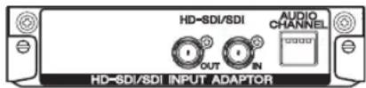 SONY FWDS47H1 - HD-SDI/SDI INPUT-Adapter BKM-FW16 - 1