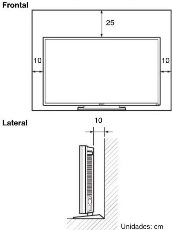 SONY FWDS47H1 - Deje espacio suficiente alrededor del monitor - 1