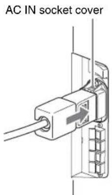 SONY FWDS47H1 - Connecting the AC Power Cord - 2