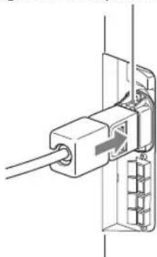 SONY FWDS47H1 - Raccordement du cordon d'alimentation secteur - 2