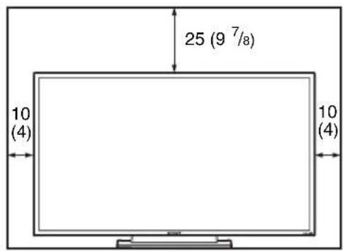 SONY FWDS47H1 - Provide an ample amount of space around the display - 1