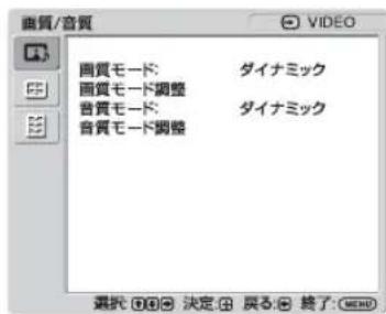 SONY FWDS47H1 - 画質 / 音質メニュー - 1