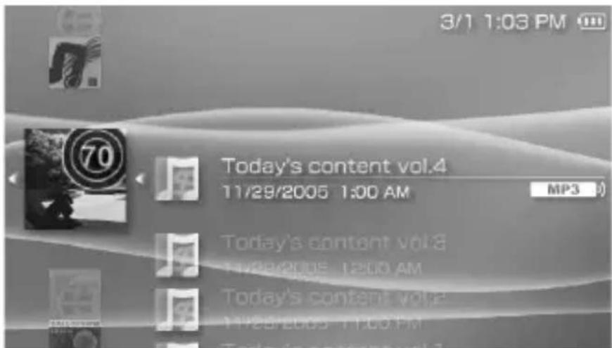 SONY PSP1001 - Sélectionnez une connexion, puis appuyez sur la touche × . - 1