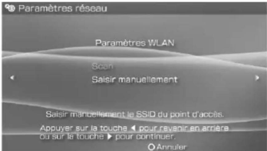 SONY PSP1001 - Définissez le SSD du point d'accès. - 1