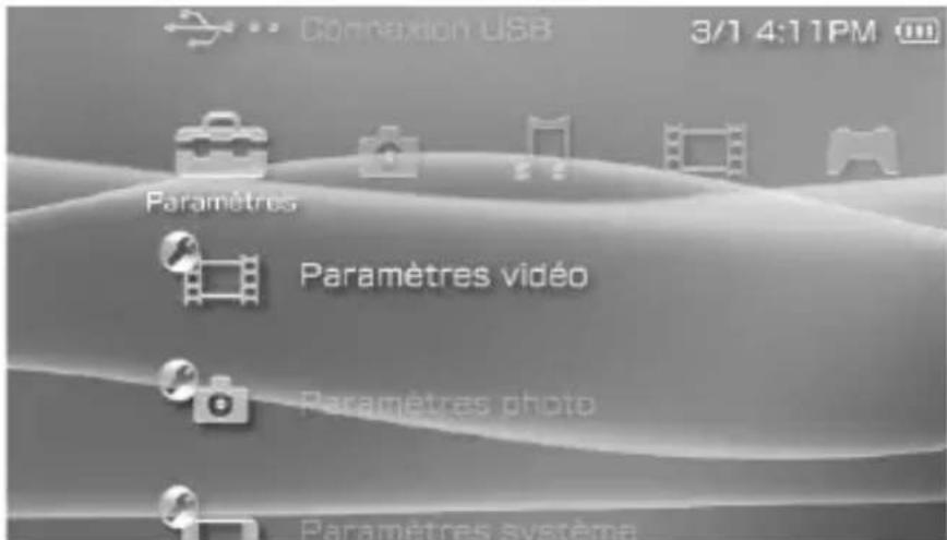 SONY PSP1001 - Sélectionnez dans le menu d'accueil. - 1