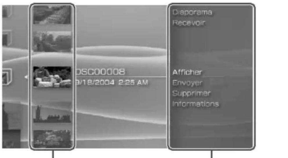 SONY PSP1001 - Sélectionnez une icône, puis appuyez sur la touche. (A) - 1
