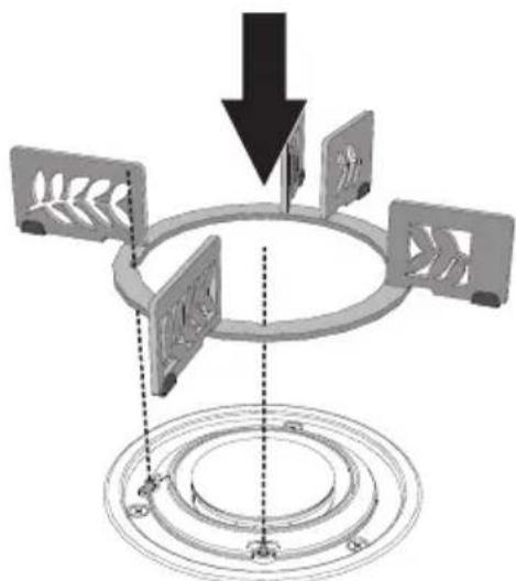 SMEG KPDSN75I - Position correcte des grilles - 6