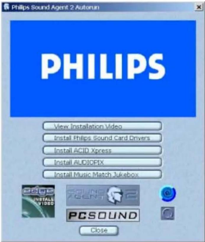 PHILIPS PSC604 - Installation du logiciel - 1