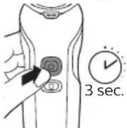 PHILIPS Series 6000 S6630 - Activating the travel lock - 1