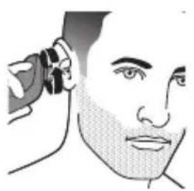 PHILIPS Series 6000 S6630 - Coupe des poils des oreilles - 1
