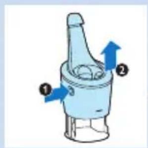PHILIPS Series 9000 S9152 - Replacing the cartridge of the SmartClean System - 1