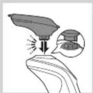 PHILIPS Series 7000 S7910 - Removing or attaching the click-on attachments - 4