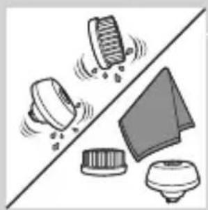 PHILIPS Series 7000 S7910 - Rengjøre rengjøringsbørstehodet - 3