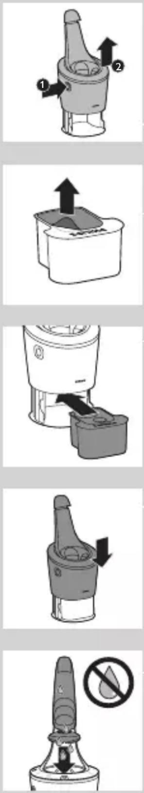PHILIPS Series 7000 S7910 - Den Rasierer im SmartClean-System reinigen (nur bestimmte Gerätetypen) - 2