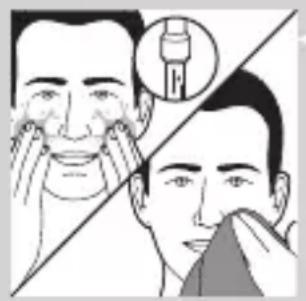 PHILIPS Series 7000 S7910 - Using the cleansing brush attachment - 6