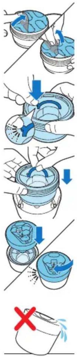 PHILIPS Series 5000 S5586 - Preparing the Quick Clean Pod for use - 3