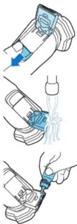 PHILIPS Series 5000 S5586 - Cleaning the pop-up trimmer - 1
