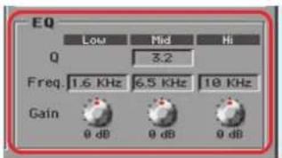 KORG Pa3XLe - Reglez ensuite les paramètres d'égaliser. - 1