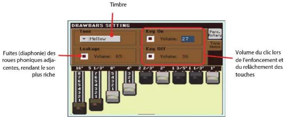 KORG Pa3XLe - Modifier une registration de tiretres harmoniques - 7
