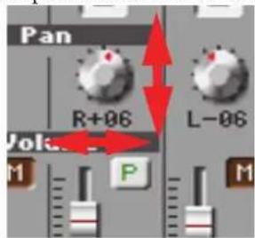 KORG Pa3XLe - Faders d'écran - 2