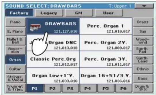 KORG Pa3XLe - Modifier une registration de tiretres harmoniques - 3