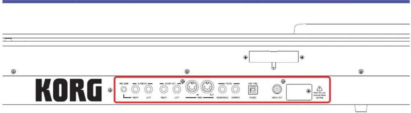 KORG Pa3XLe - Panneau arrête - 1